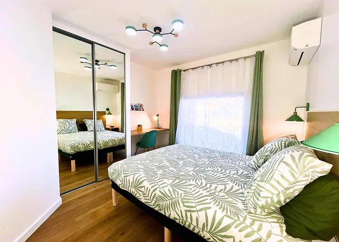 아파트 Reve D'evasion - Neuf Et Climatise, 4 Pers, Parking, A Mi-distance De Montpellier Et Des Plages, Tram A Proximite *